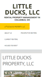 Mobile Screenshot of littleducksproperty.com